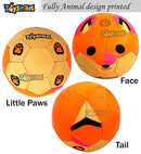 Synthetic Leather Edu-Sports Football Soccer Educational Toy Ball for 4-8 Years Kids