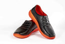 Infinity Bend Men's Orange & Black Color Shoes