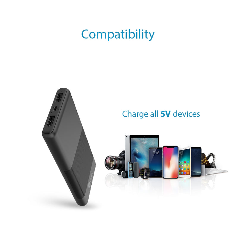 TS-10A | Skinny 10000mah Power Bank