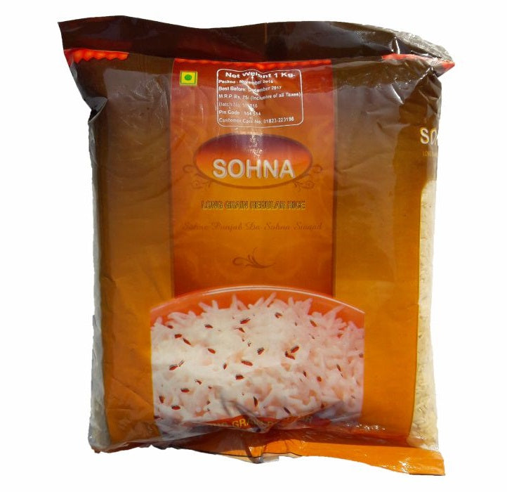 Sohna Long Grain Regular Rice-(1kg)